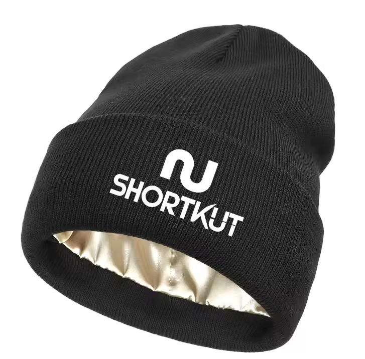 SK SATIN LINED BEANIE CAP